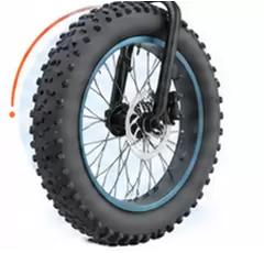 Bicicleta el&eacute;ctrica popular Fat Tire