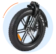 Bicicleta eléctrica popular Fat Tire
