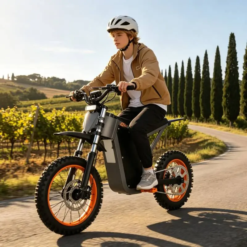 Motocicleta el&eacute;ctrica personalizada construida en funci&oacute;n de las necesidades del conductor y las tendencias del mercado